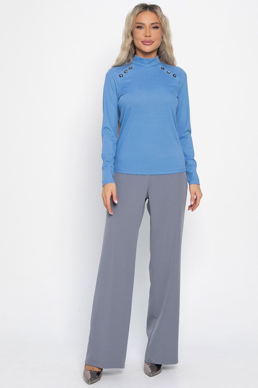 Блуза Лира (голубая) Б14996-50М LT Collection