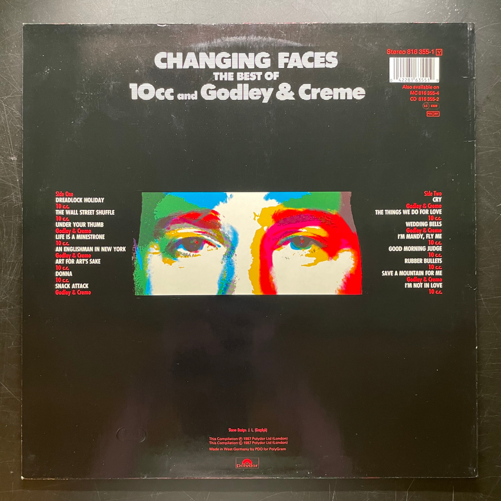 10cc And Godley & Creme ‎– Changing Faces (Германия 1987г.)