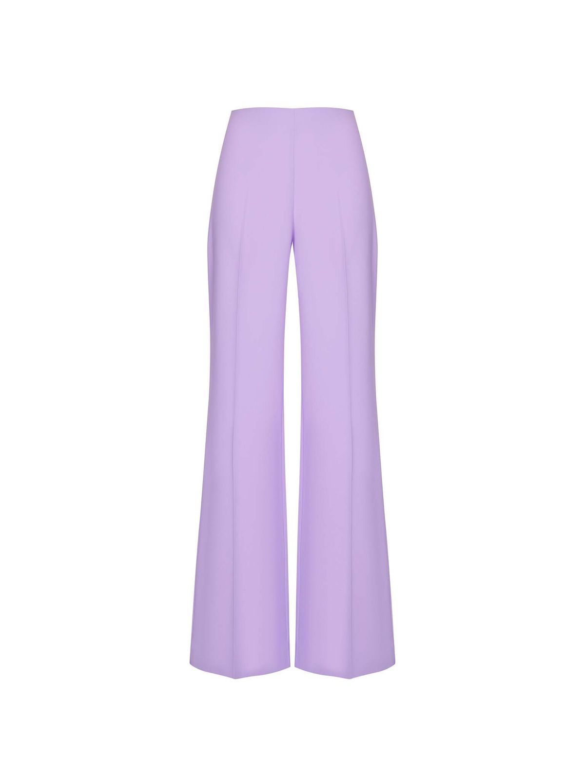 Брюки расклешенные из крепа