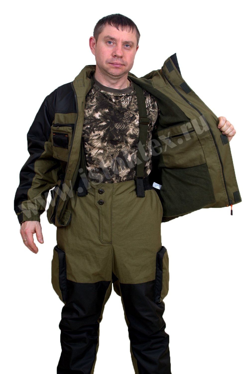 Костюм арт. 107 палатка/таслан на флисе