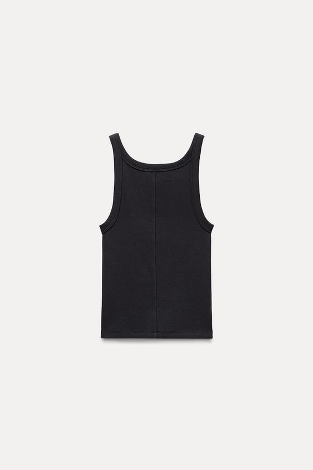 ZARA КРОП-ТОП ИЗ РЕЛЬЕФНОЙ ТКАНИ С ГОРЛОВИНОЙ ХАЛТЕР, МОРСКОЙ СИНИЙ