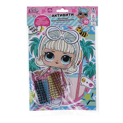 Кристальная мозаика 17*23см фигурная "Стильные девочки" CRYSTFIG-114791 (Мультиарт)