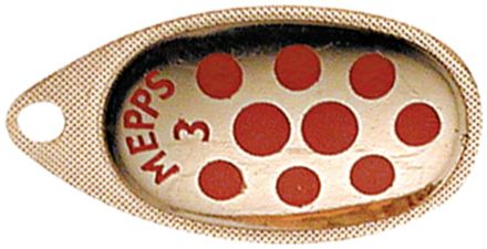 Блесна вращ. Mepps AGLIA PTS, 2, Copper/Red dots