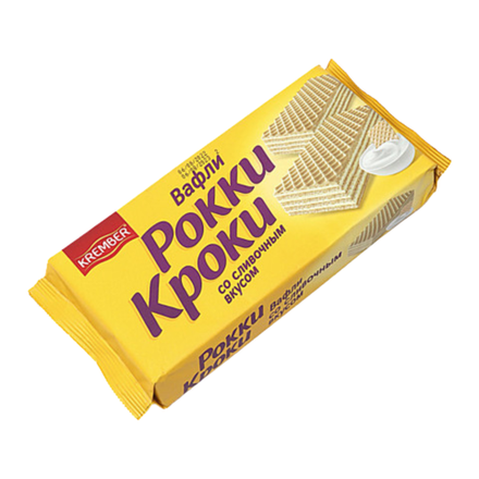 Вафли Рокки Кроки со сливочным вкусом 280 гр