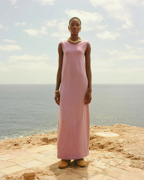 Платье-майка из хлопка-модала