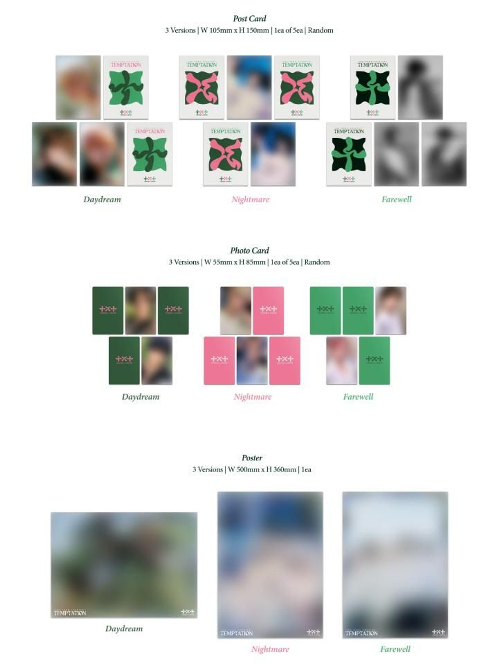 Альбом TXT - THE NAME CHAPTER: TEMPTATION 5th Mini Album RANDOM Version