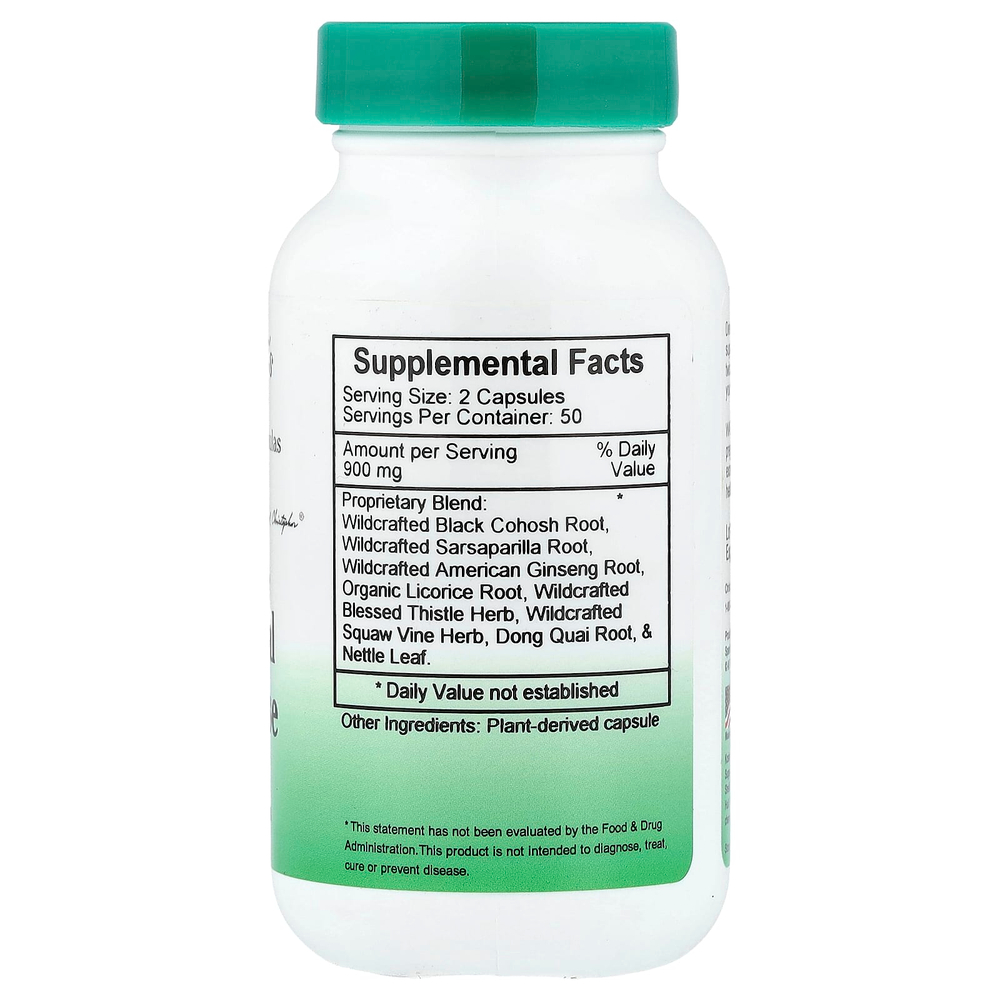 Christopher's Original Formulas, Hormonal Changease Formula, 100 вегетарианских капсул