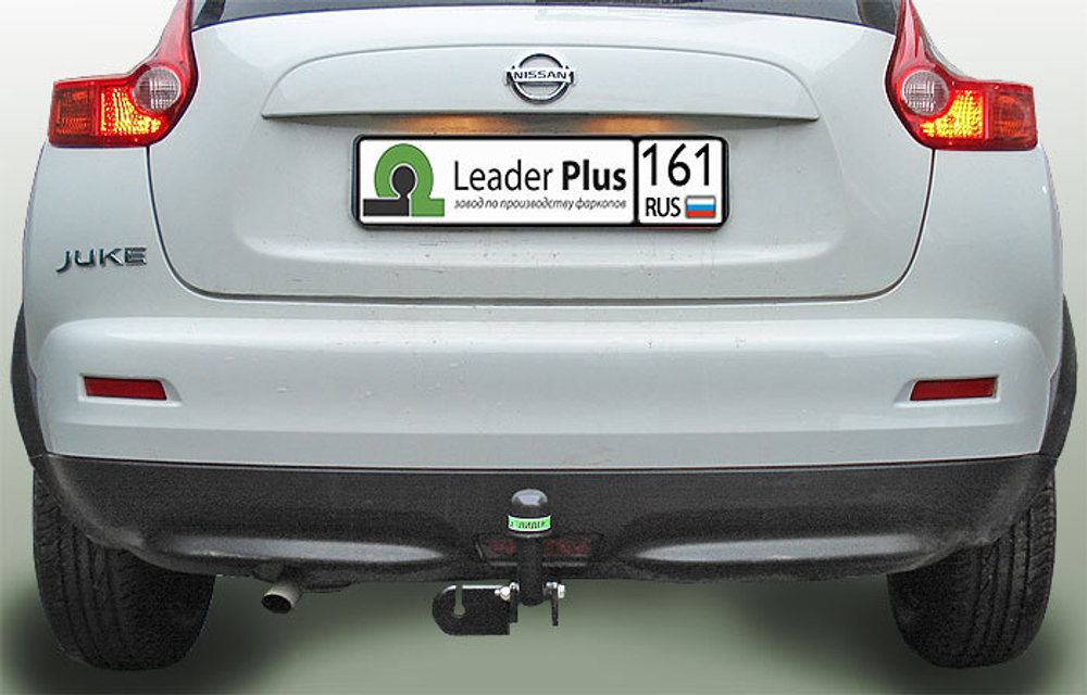 Фаркоп(прицепное) Лидер-Плюс для NISSAN JUKE (F15) (2WD) 2010-...(паспорт и сертификат в комплекте)(без электрики)N116-A