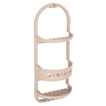 Полка для ванной комнаты подвесная 3 яруса, цвет кремовый