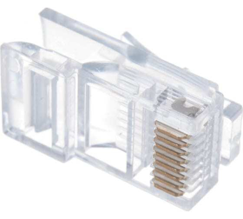 Коннектор сетевой RJ-45 для компьютера (интернет кабеля)