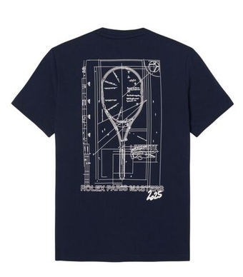 Lacoste Unisex Rolex Paris Masters Edition Printed - navy blue