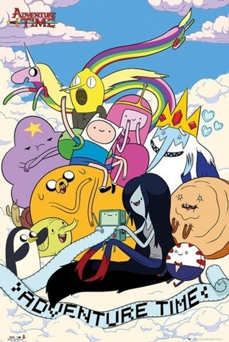 Лицензионный постер Время приключений - "Adventure Time (Cloud)   - №12"