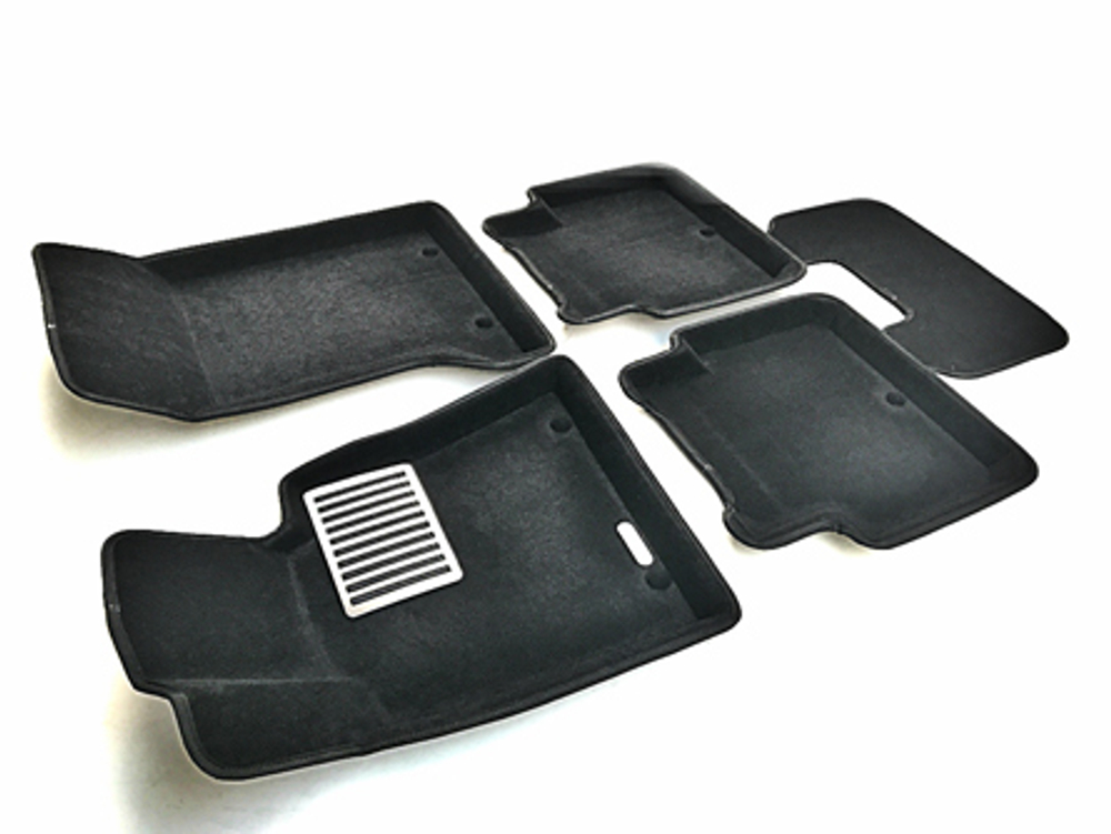 Коврики салона для GENESIS G80 4WD (2014-) Euromat 3D Lux черные. Арт. EM3D-002705