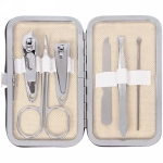 Набор для маникюра в футляре 6 предметов «New Bon Salon - Новогодние приключения»,11*6,5см