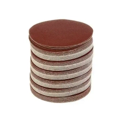 Круг из Шлифовальной Бумаги Зерно Р40 Для Липучки 125 мм, 100 шт