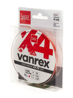 Шнур плетёный Lucky John Vanrex х4 BRAID Moss Green 125/014