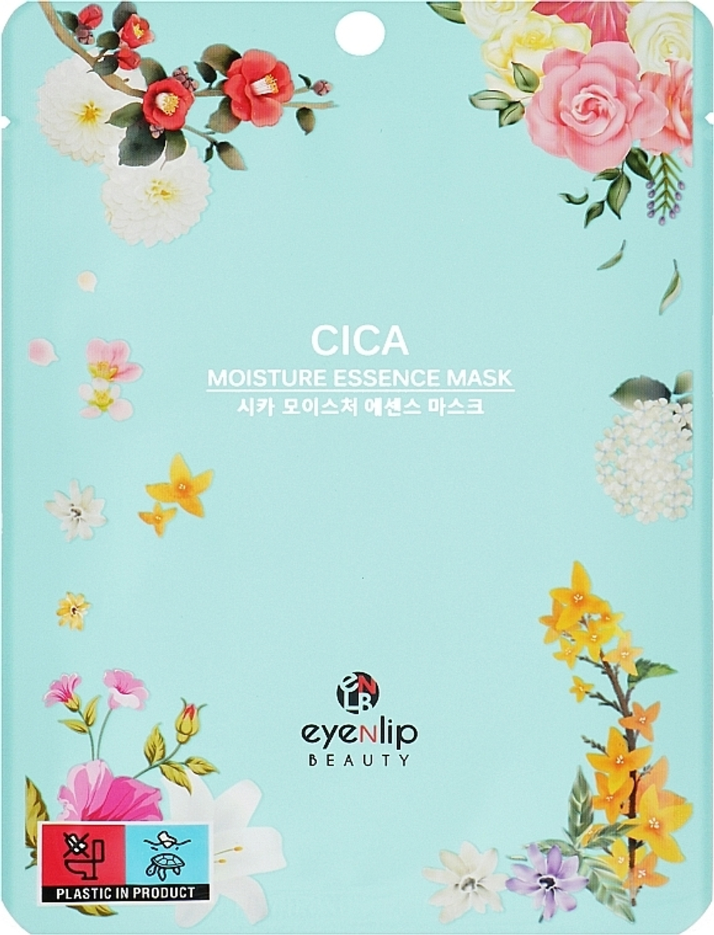 Тканевая маска с экстрактом центеллы азиатской EYENLIP Cica Moisture Essence Mask