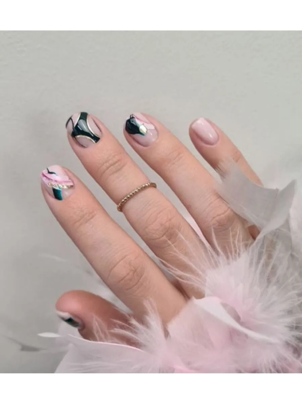 Lucky Rose Слайдеры наклейки для ногтей Foil 110