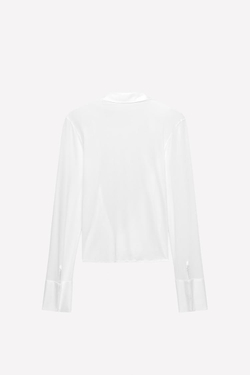 ZARA X LUDOVIC DE SAINT SERNIN РУБАШКА-КИМОНО, БЕЛЫЙ