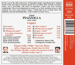 Tomas Cotik, Tao Lin, Jeffrey Kipperman, Alex Wadner, Bradley Loudis / Astor Piazzolla: Legacy (CD)