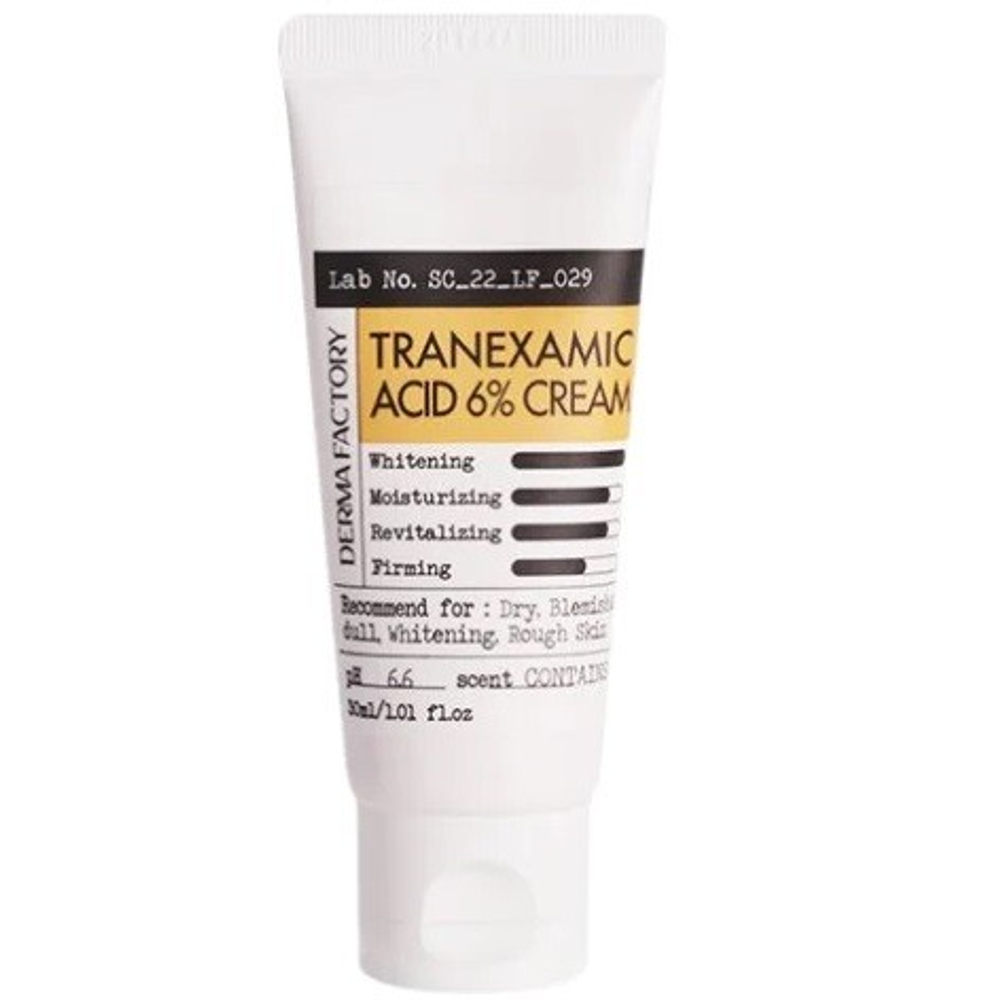 Крем с 6% транексамовой кислотой Derma Factory Tranexamic acid 6% cream, 30 мл