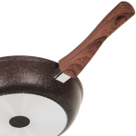 Сковорода алюминий, 24 см, антиприг, Kukmara, Granit Ultra, красн, сга243а, с крыш, съем руч