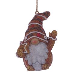 GAEM Фигурка декоративная подвесная "Гном", L5 W3,5 H7 см, 2в.