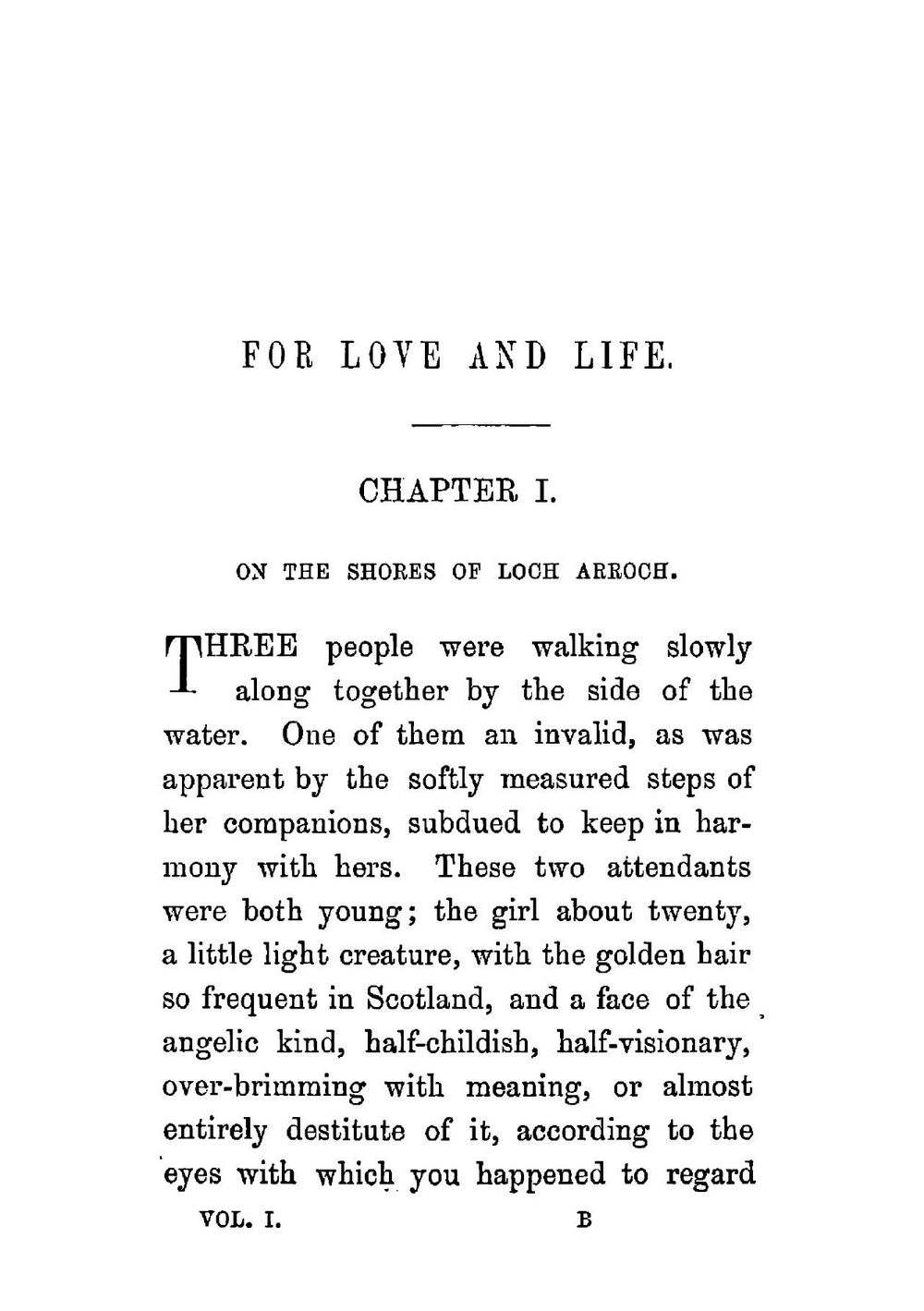 For love and life. Volume 1 | Margaret Oliphant