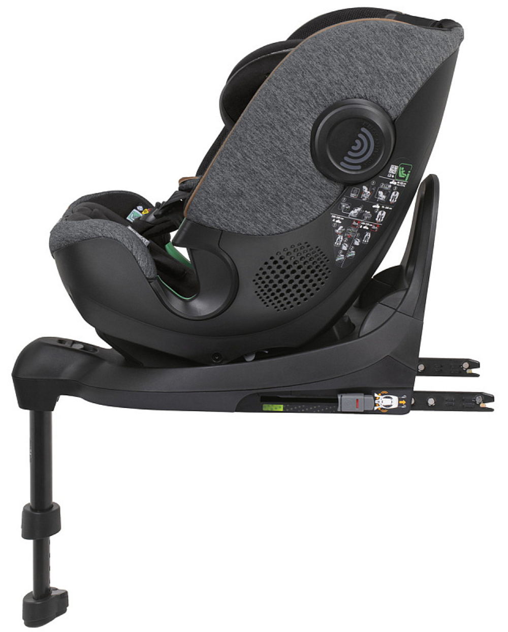Автокресло Chicco Bi-Seat I-Size Air with Base Full 360 Black Air