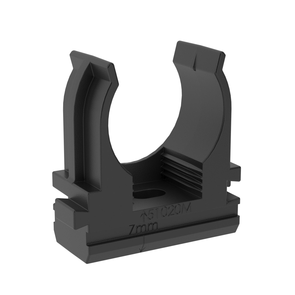 Держатель-клипса для монтажного пистолета, д.20мм, черный