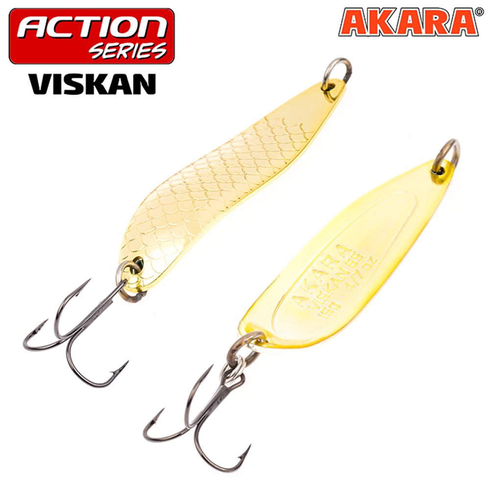 Блесна колебалка Akara Action Series Viskan 65 18 гр. 9/14 oz. Go