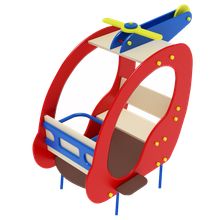 Игровое уличное оборудование Вертолетик мини ИФ 103