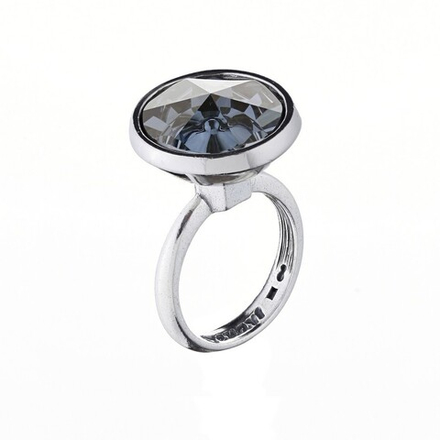"Рууви" кольцо в серебряном покрытии из коллекции "Ротор" от Jenavi