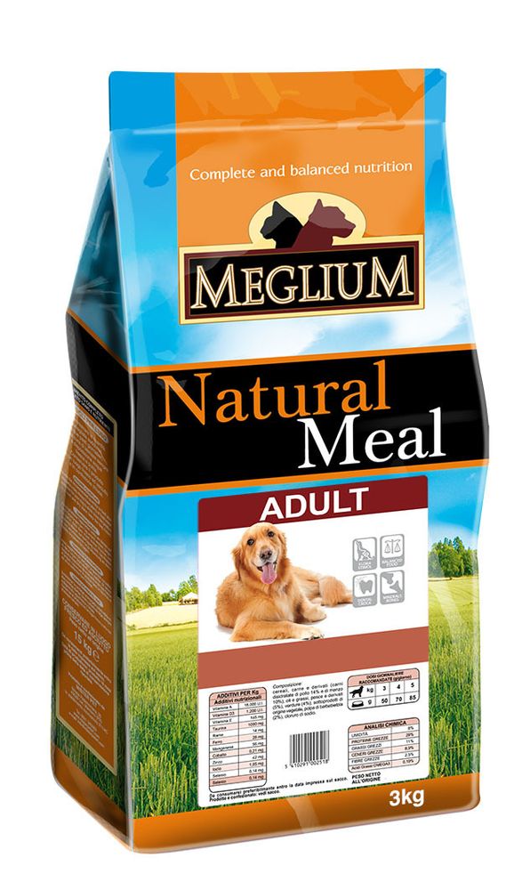 Сухой корм Meglium Adult для взрослых собак 3 кг