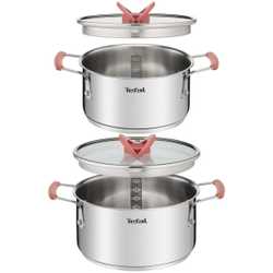 Набор посуды Tefal Opti'Space 6 предметов 2,1/3/5,2л 18/20/24см G720S674