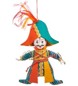 РусКукла RK-802/2 Кукла подвесная «Арлекин-солдатик»