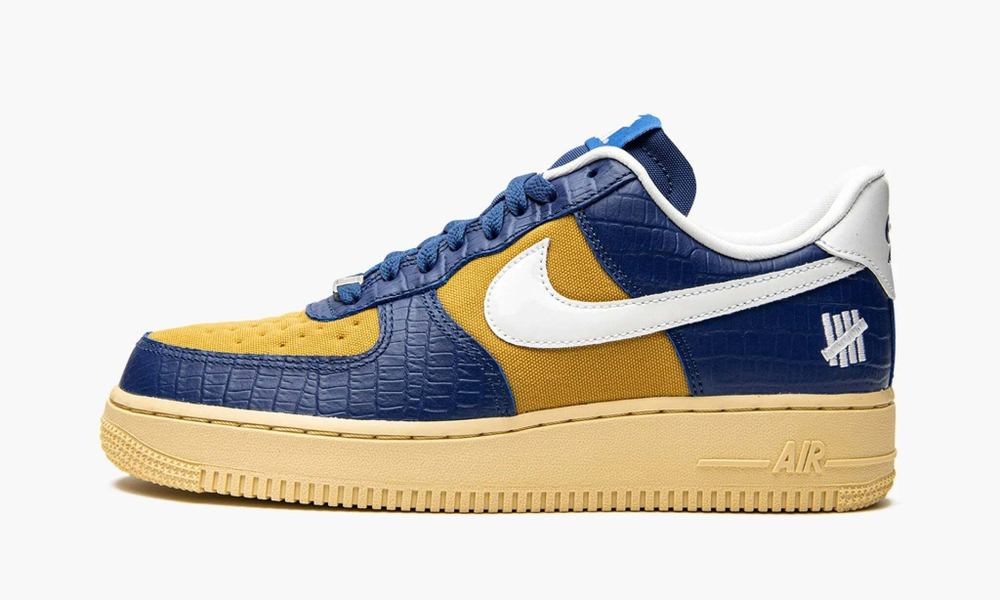 Air Force 1 Low SP "Undefeated 5 On It - Blue Yellow Croc"