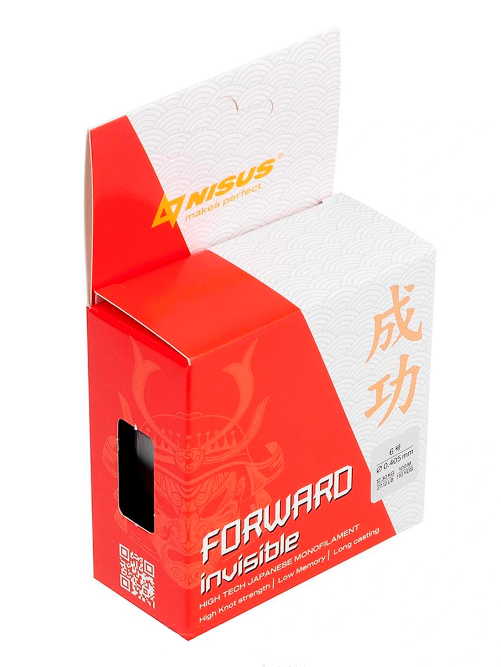 Леска для рыбалки Nisus FORWARD Invisible Nylon 0,496mm/100m (N-FI-0496-100)