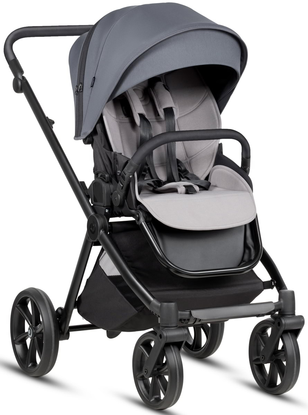 Детская коляска Tutis Mio 3 Plus Essential New 3 в 1 с автокреслом Beno Beige 1622103 Dark Grey