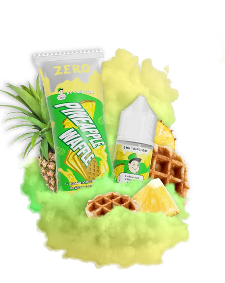 Жидкость (М) Candyman Zero (27 мл, 0 мг) Pineapple Waffle