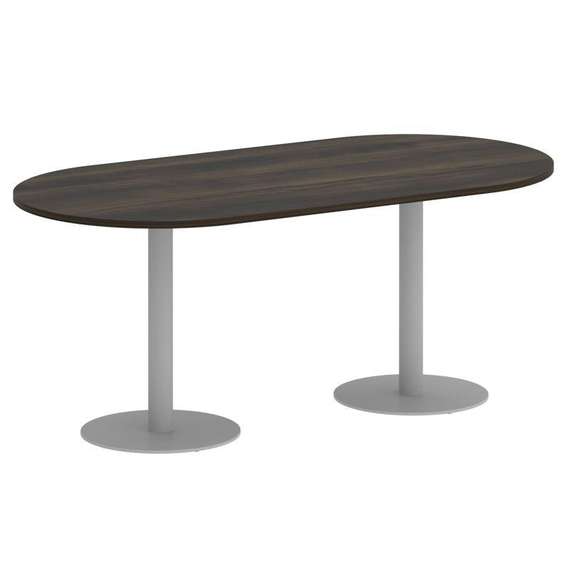 Onix Direct Стол овальный O.SPRG-3 Дуб Мали/Металл Серый 1800*900*750