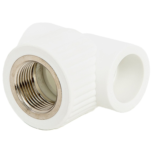Тройник комбинированный ППР PPRC ВР 20х3/4" Lammin ВН резьба, белый (уп. 15 шт)