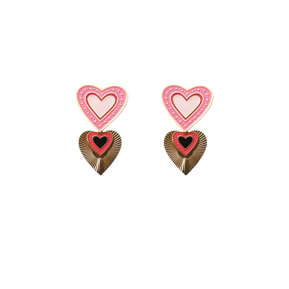Серьги SAINT LAURENT SACRED HEART