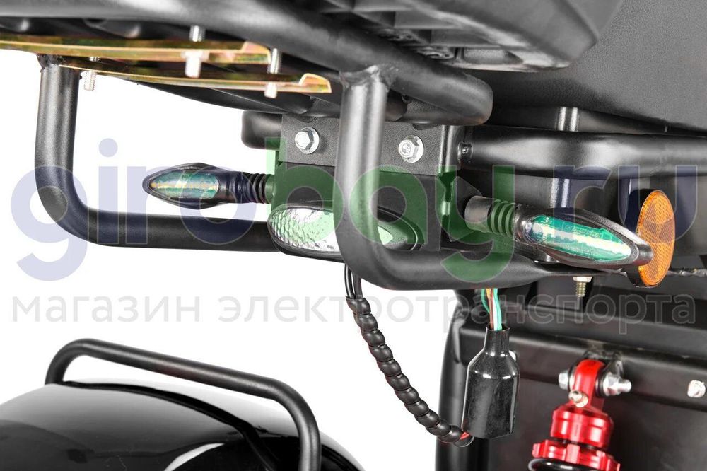 Электроскутер WHITE SIBERIA IKRA 5000w - (Черный) фото 23 фото №25