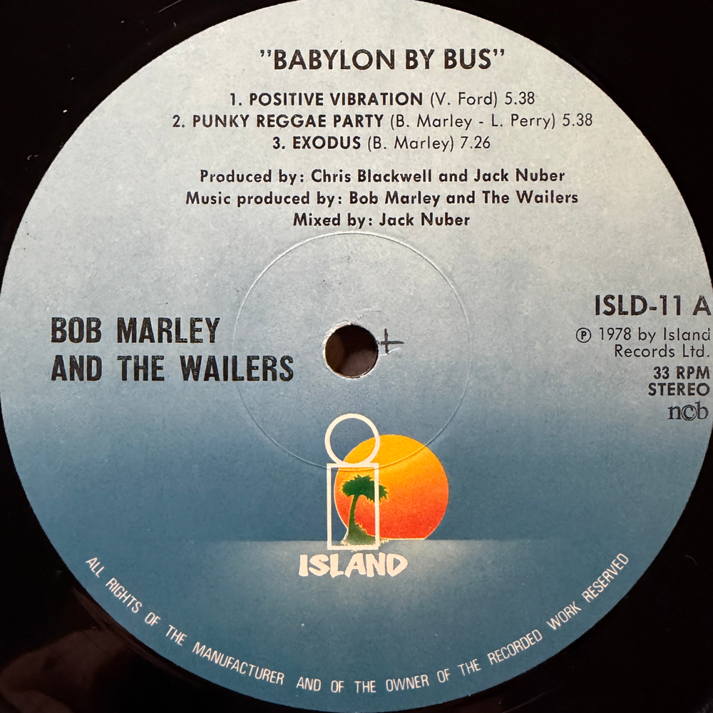 Bob Marley & The Wailers ‎– Babylon By Bus 2LP (Скандинавия 1978г.)Т