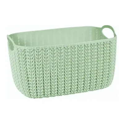 Корзинка ВЯЗАНИЕ 4л Фисташковый 0,13,17х0,24м