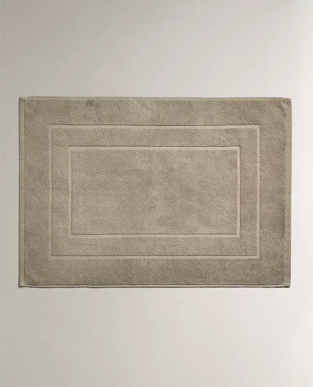 ZARA HOME ХЛОПКОВЫЙ НЕСКОЛЬЗЯЩИЙ КОВРИК ДЛЯ ВАННОЙ, ПЕСОЧНЫЙ