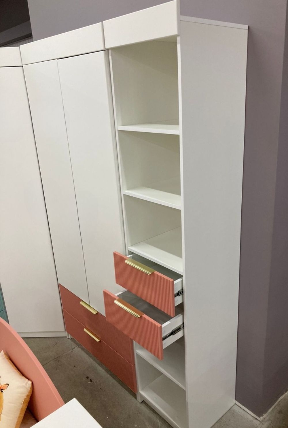 Стеллаж СД 450.1 Лавис Персик софт