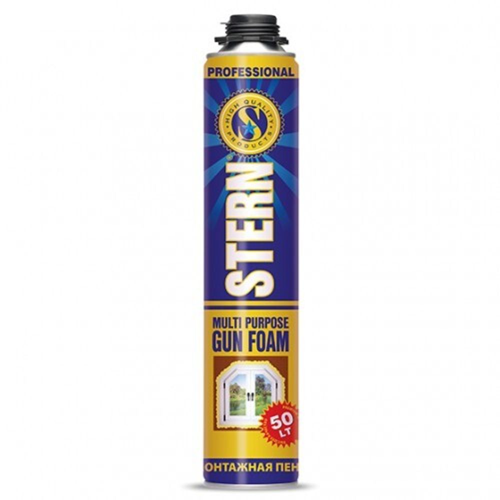 ПЕНА МОНТАЖНАЯ STERN GUN FOAM 50Л 750МЛ