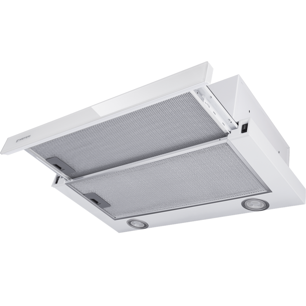 Телескопическая вытяжка Meferi SLIDEBOX60WH GLASS ULTRA фото 16